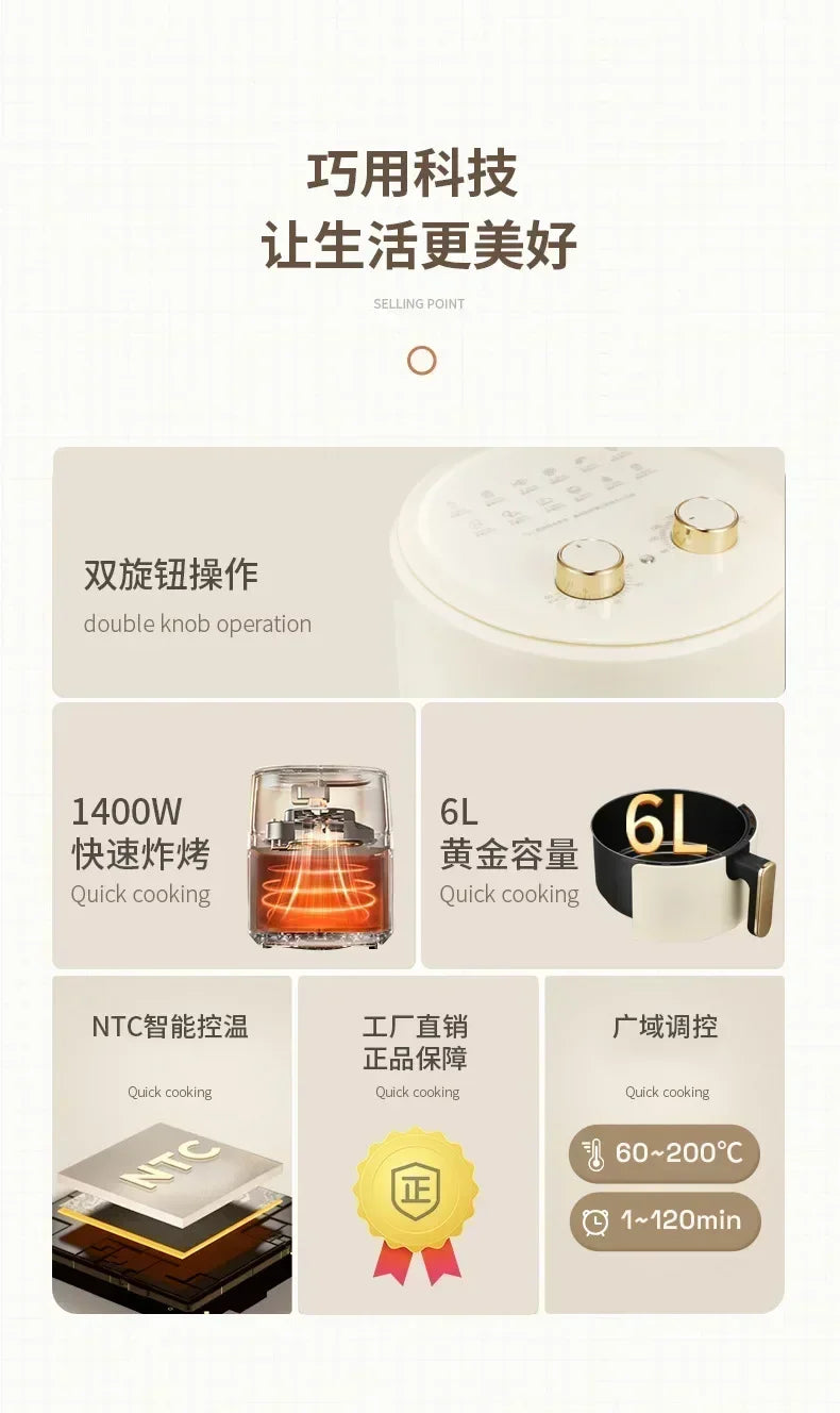 New360° Household Vacuum Cleaner For All-round Cleaning 6L Electric Vacuum Cleaner Produces Greater Air Volume