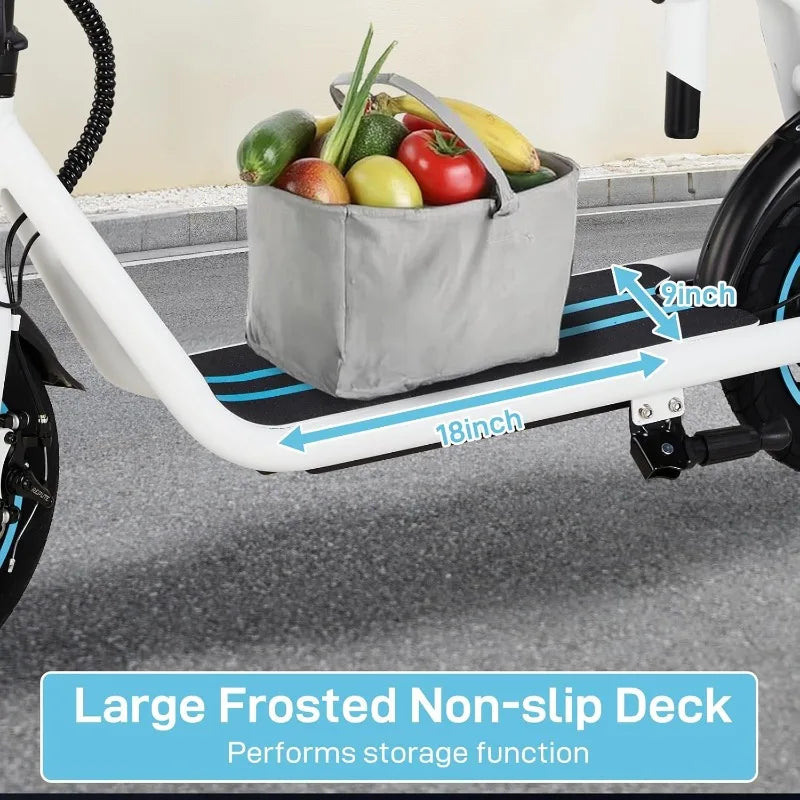 HOME.Electric Scooters for Adults, 25Miles Long Range, 15.5MPH Top Speed, Foldable E-Scooter 450W Motor with 12" Pneumati