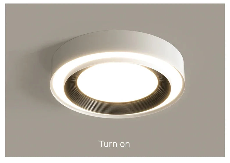 Modern LED Ceiling Lights Square Circular Shape Dimmable Ceiling Lamps Bedroom Balcony Aisle Home Indoor Lighting Ceiling Lights