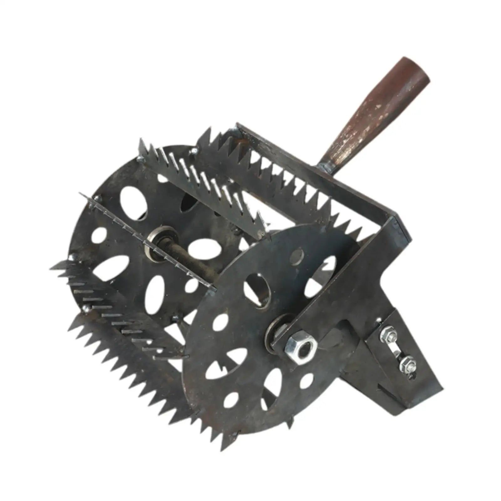 Weeds Roller, Manual Weeder Tool Rolling Lawn Aerator Weeds Removal Tool for Farm
