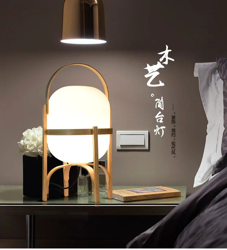 Cole Cestita Floor Lamp Art Modern Simple Led Wood Light Living Room Study Bedroom Bedside Lamp Home Restaurant Decoration Light