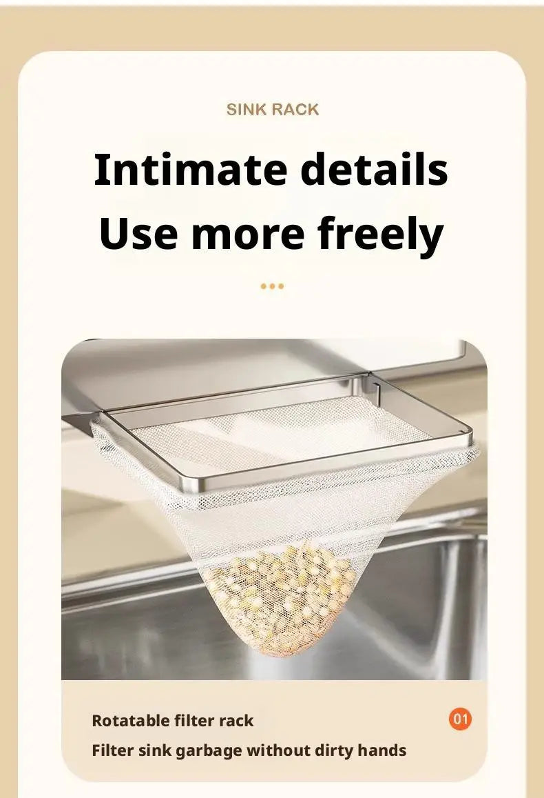 Adjustable Sink Drying Rack Over The Sink Dish Drying Holder Stainless Steel Kitchen Storage Dish Drainer Auto Drainage Hanger