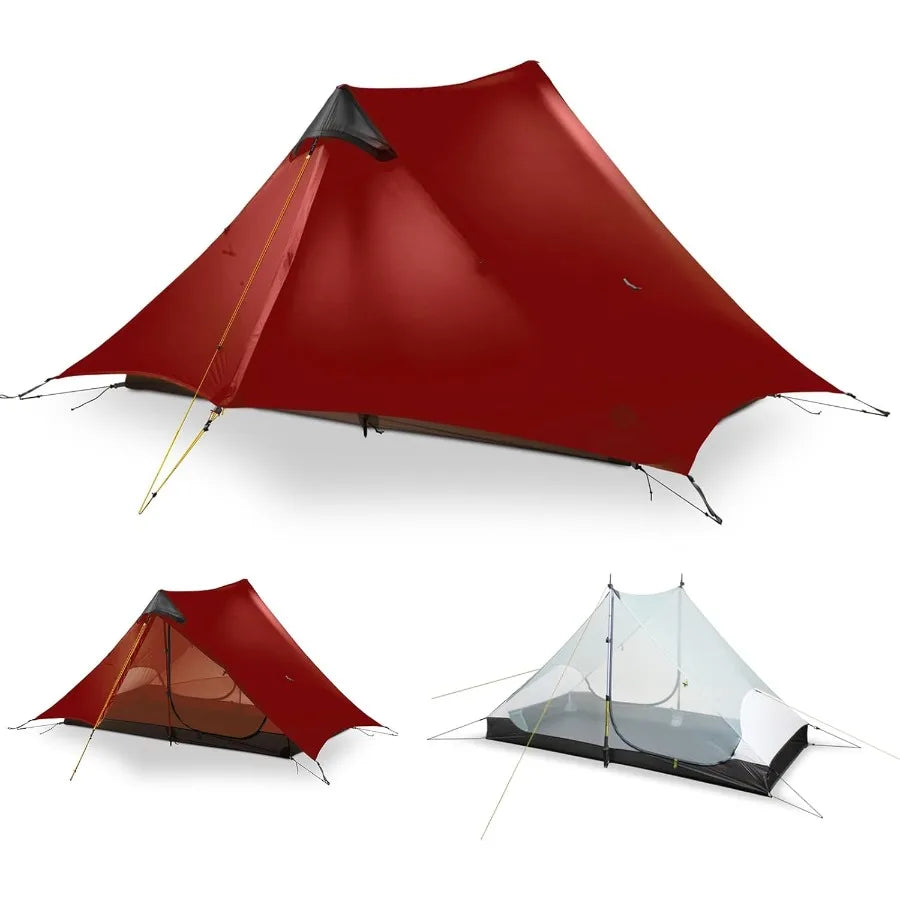 LANSHAN Ultralight Tent 3Season Backpacking Tent for 1Person or 2Person Camping Trekking Kayaking Climbing Hiking