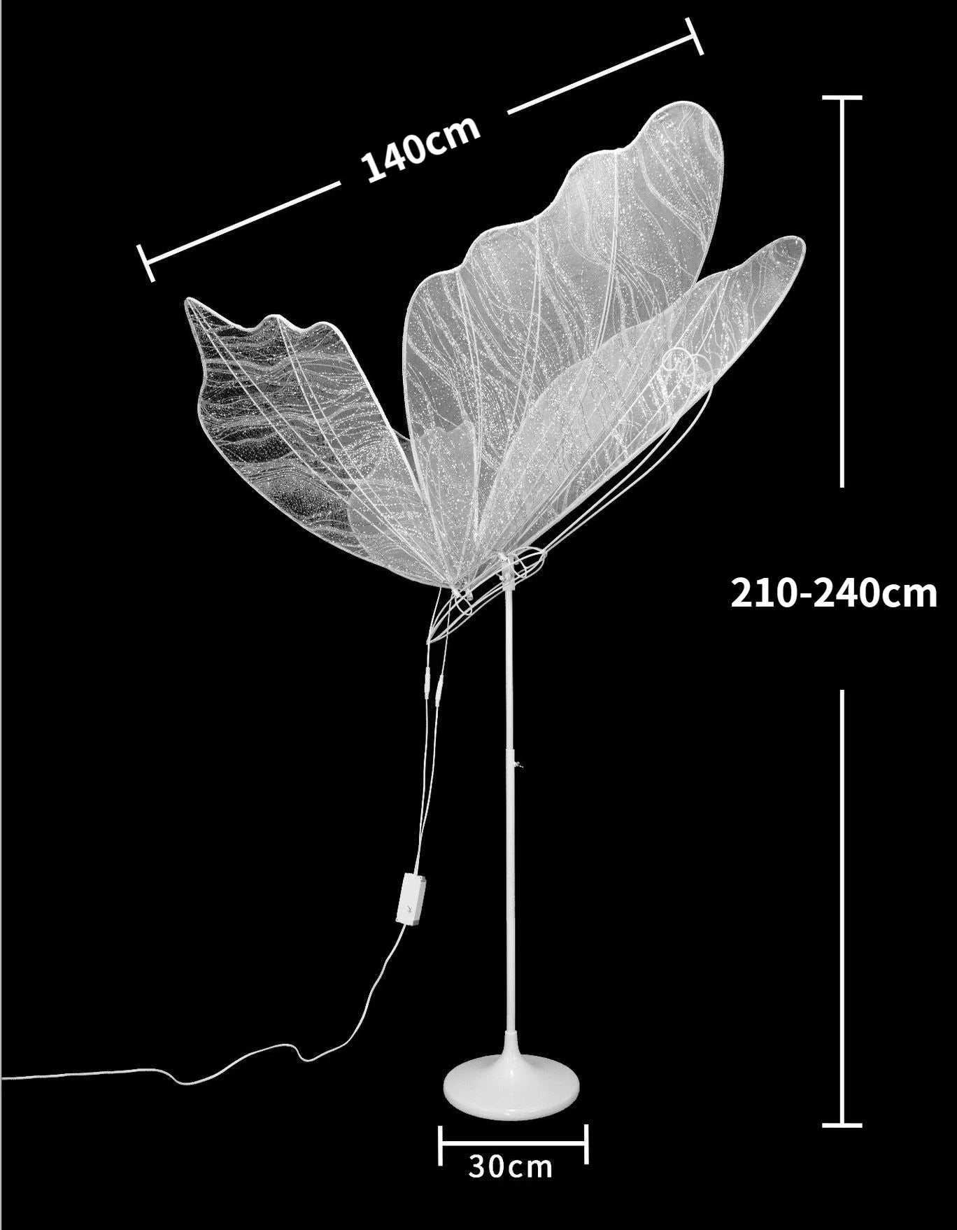 Wedding Ceiling Light Butterflies LED Lace Lamp Romantic Creative Hanging Butterfly Road Load Walkway on Party Stage Lights.