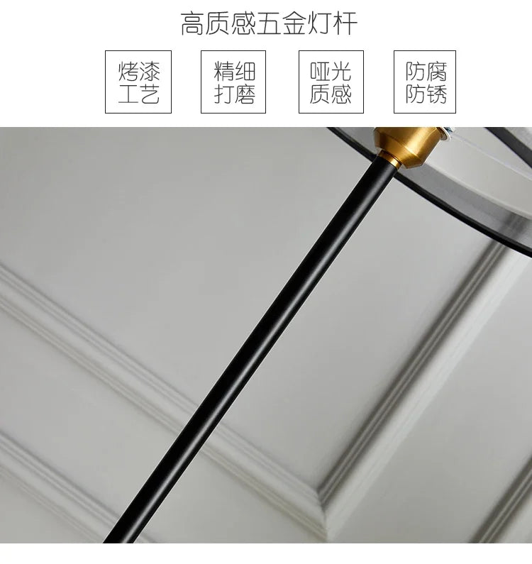 Nordic Creative Led Floor Lamp Simple Modern Home Deco Bedroom Bedside Ligths for Living Room Sofa Remote Control Vertical Lamp