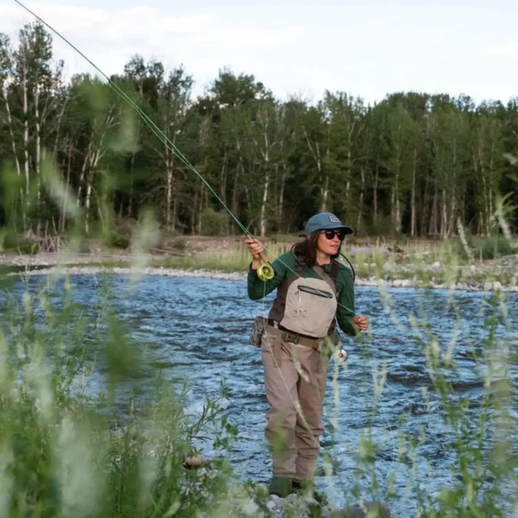 Crux Fly Fishing Rod with Tube, Line Speed Taper, Angled Key Grip, 4 Pieces