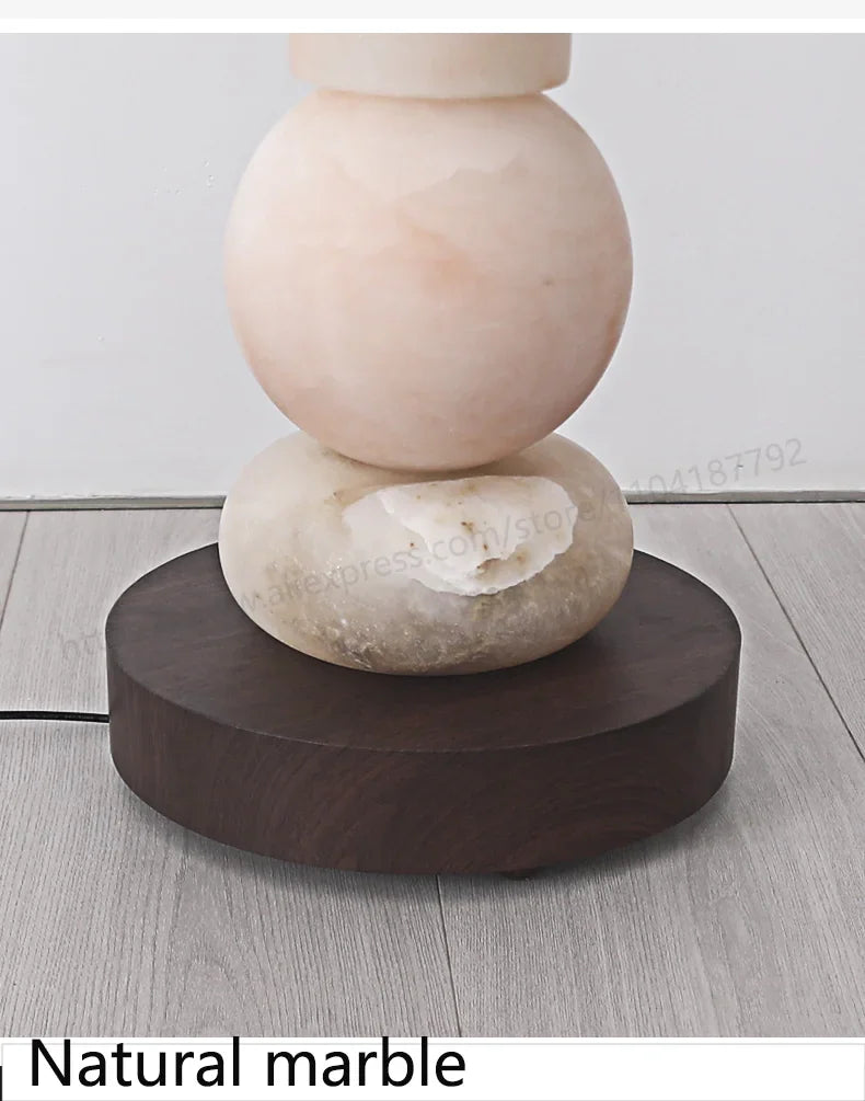 Nordic Art Floor Lamp Room Decoration Light Living Room Bedroom Marble Standing Lamp Restaurant Dimmable Mood Light Led Lighting