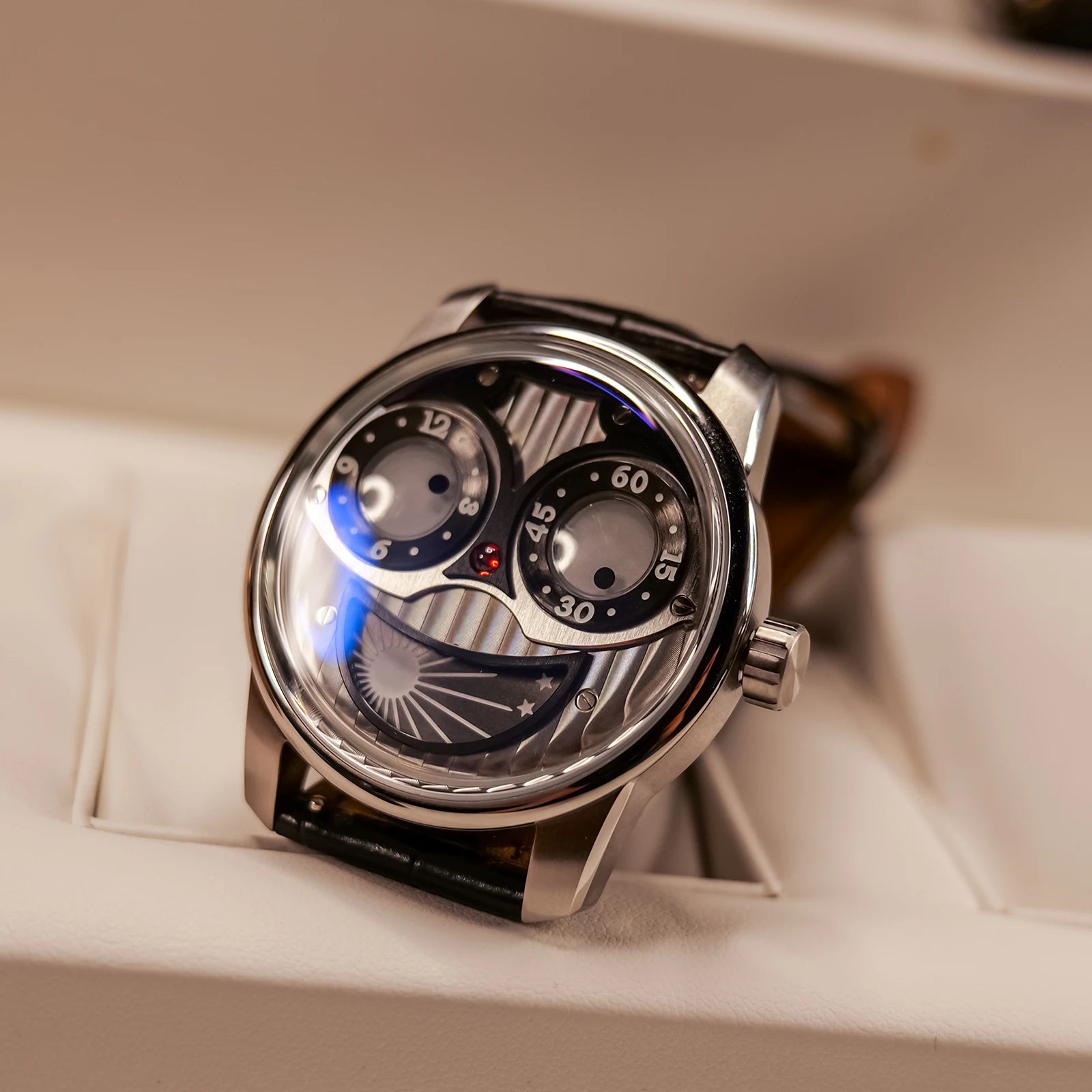 OBLVLO men's mechanical watches, automatic winding mechanical watches, novel and creative men's watches, men's timepieces, uniqu