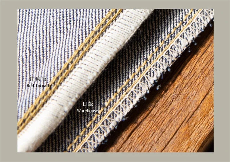 Red Tornado S1000XX WWII Model Wide Straight Jeans One Wash 14oz Selvedge Denim