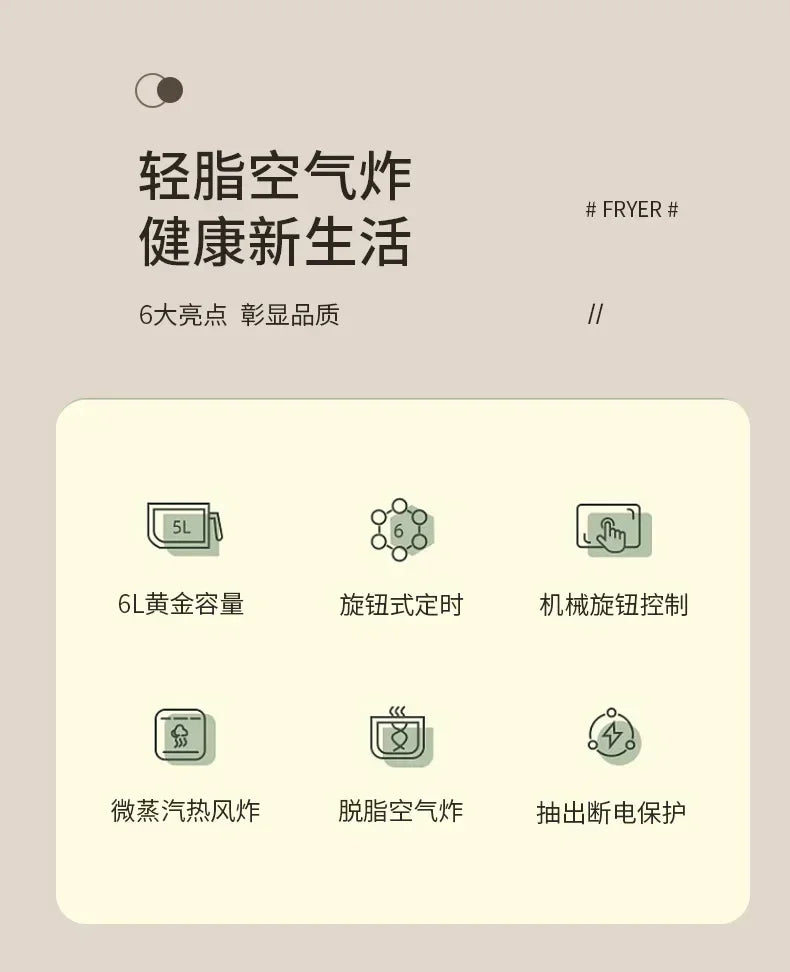 New360° Household Vacuum Cleaner For All-round Cleaning 6L Electric Vacuum Cleaner Produces Greater Air Volume