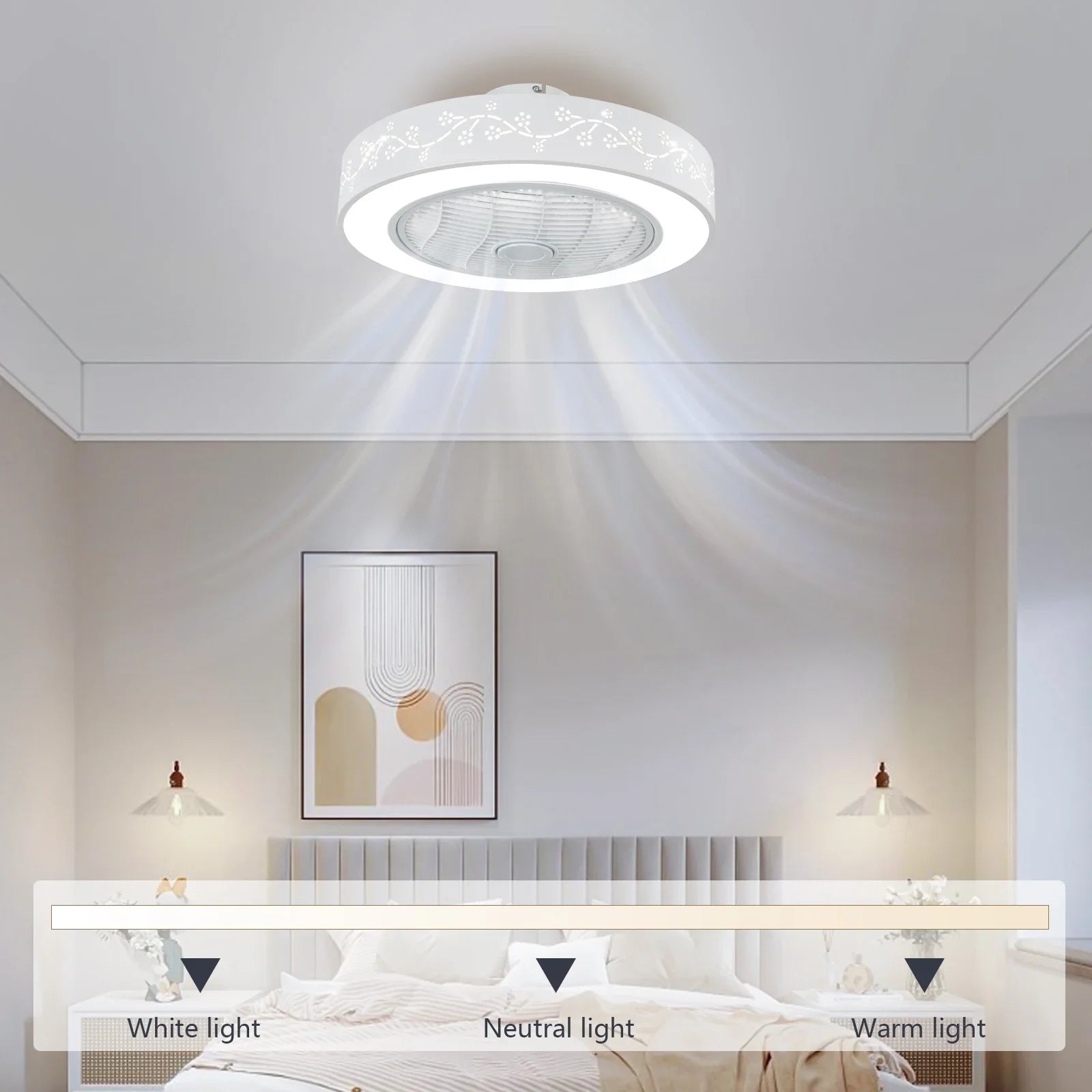 Minimalist Creative Acrylic Ceiling Lamp - Energy-Efficient LED Crystal Light for Bedroom & Living Spaces