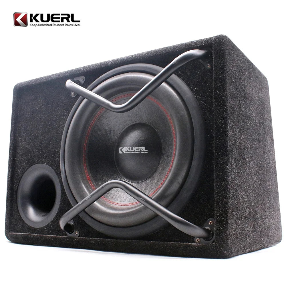 Car Subwoofer Audio Amplifier Vehicle Under Seat Passive Subwoofer 12 Inch 2600W