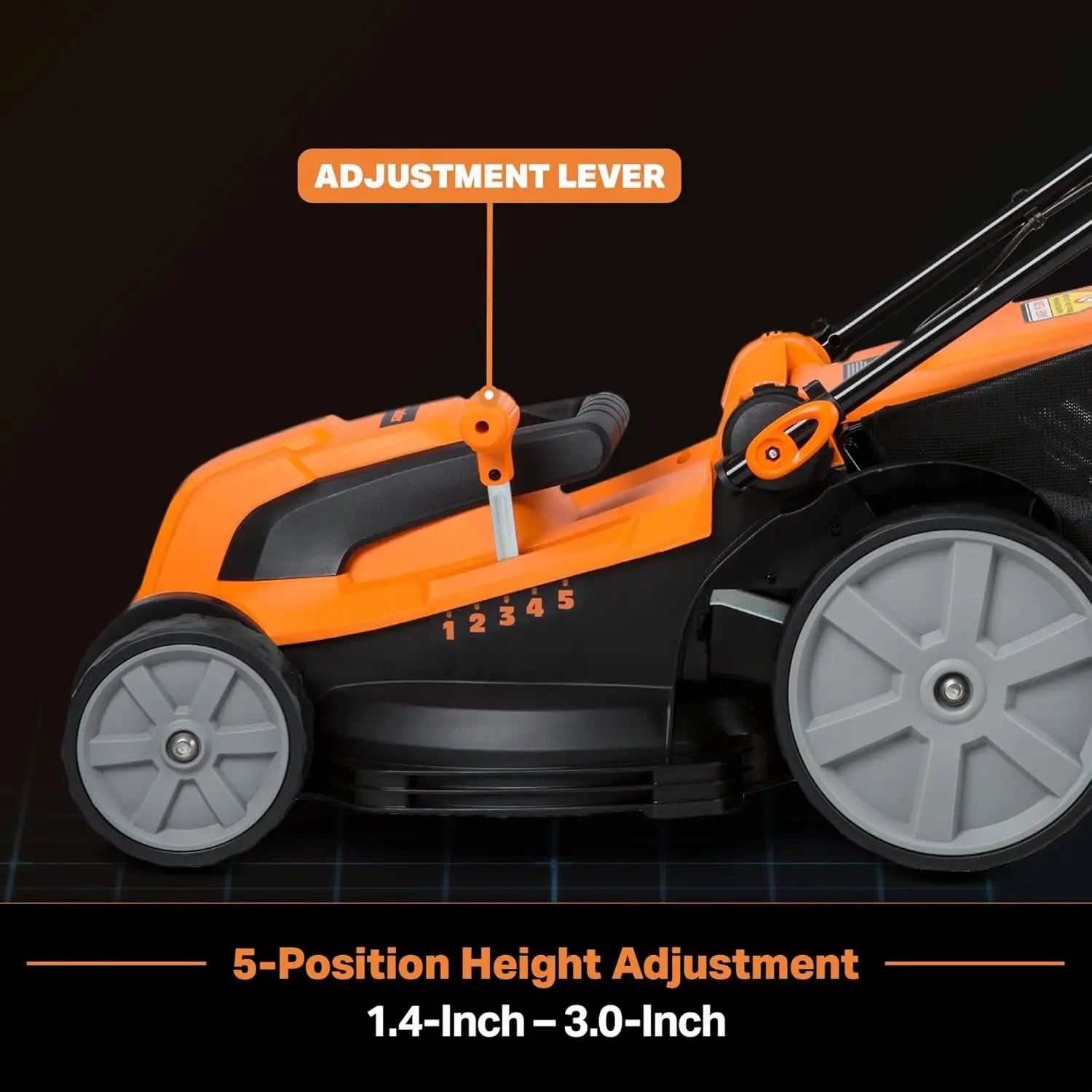 MEB1216K Electric Lawn Mower 16-Inch 12AMP