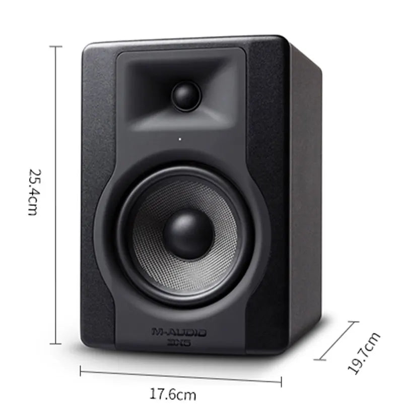 5 Inch Active Speaker100W Monitor Speakers 52Hz-35kHz HiFi Audio 3-Way Sound Box XLR TRS TS For Home Theater DJ Studio Stage