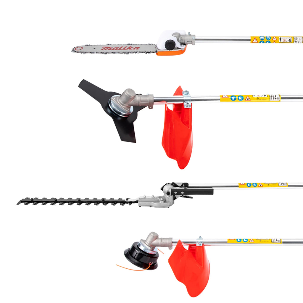 Powerful 52cc 4 in 1 Multi Functional Trimming Tools Gas Hedge Trimmer Weed Eater String Trimmer  Brush Cutter Pole Saw