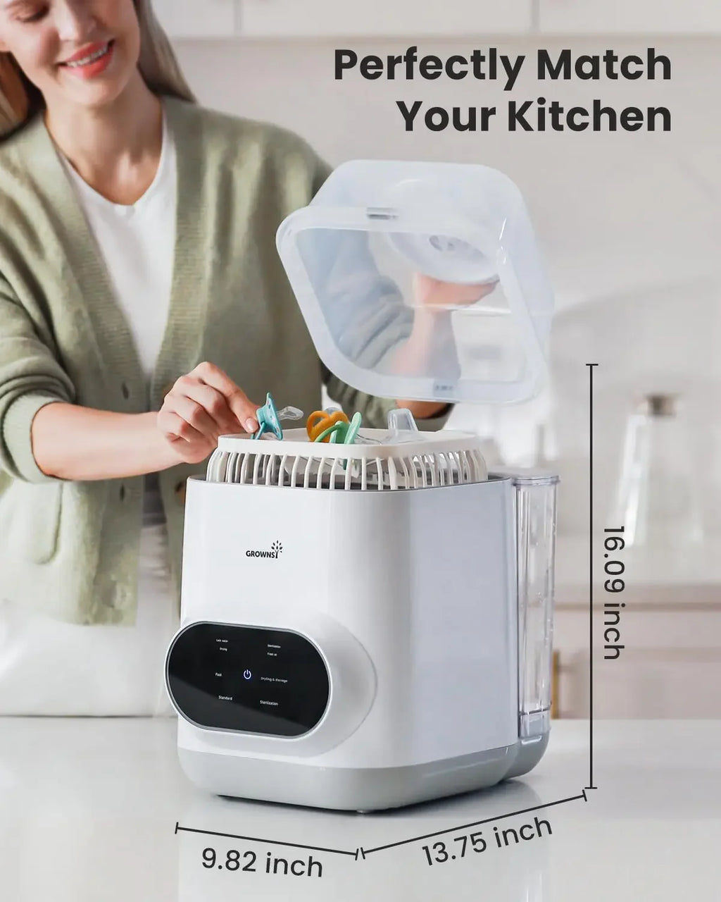 Authenticity guarantee.Bottle Washer Pro | All-in-One Bottle Washer and Sterilizer and Dryer | Baby Bottle Washer for Bottles, P