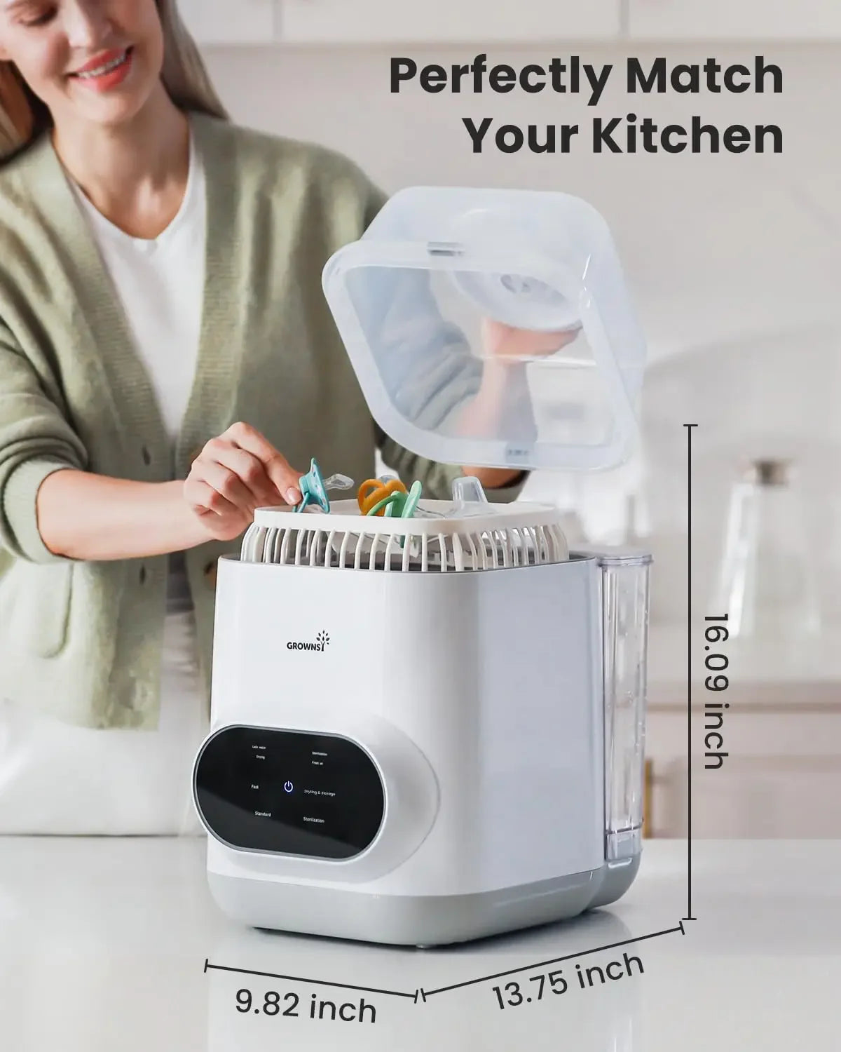 Authenticity guarantee.Bottle Washer Pro | All-in-One Bottle Washer and Sterilizer and Dryer | Baby Bottle Washer for Bottles, P