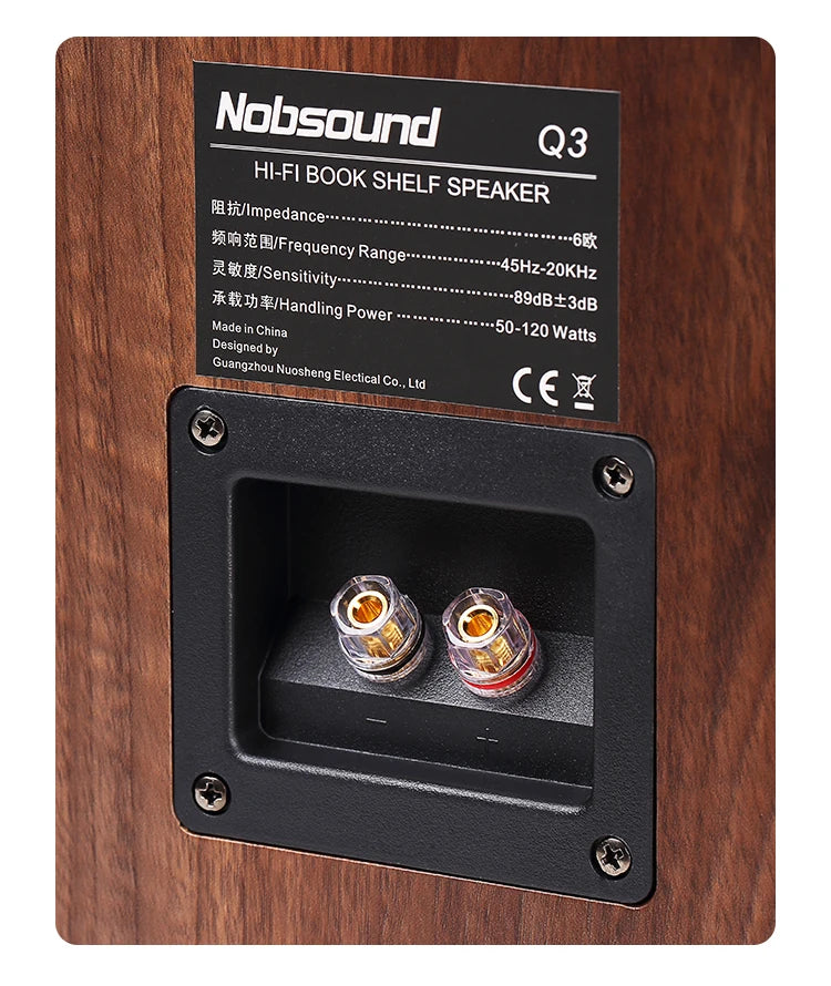 6.5 Inch Passive Speaker 3-Way Wooden Speakers 120W Monitor Audio 6ohm Loudspeakers HiFi Sound Box Audios For Home theater DJ