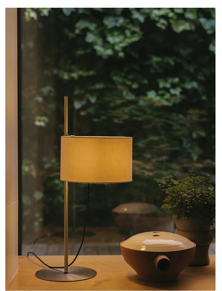 Japanese Liftable Wooden Lamp Wabi Sabi Fabric Floor Lamp For Villa Living Room Corner Home Decor Creative Bedroom Bedside Lamp