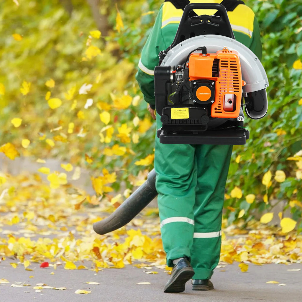Gas Powered Leaf Blower 2-Stroke Engine Air Volume Handheld Blower Powerful Wind Snow Blower for Lawn Garden