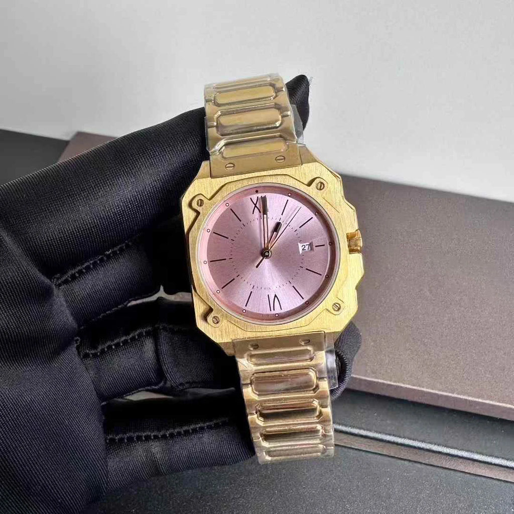 Fashion Brand Wrist Watch Woman Girl 30mm High-quality Japanese Quartz Movement Steel Band Luxury Clock GC48