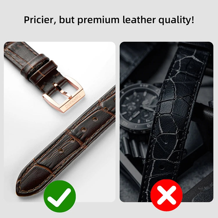 Elegance Leather Watch TIANWANG Luxury Square Women Genuine Leather Japanese Movement Minimalist Dress Wristwatch 3ATM