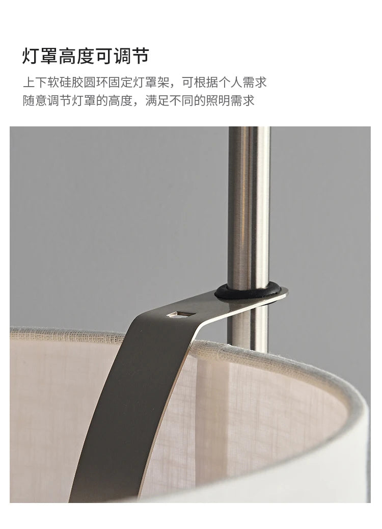 Japanese Liftable Wooden Lamp Wabi Sabi Fabric Floor Lamp For Villa Living Room Corner Home Decor Creative Bedroom Bedside Lamp