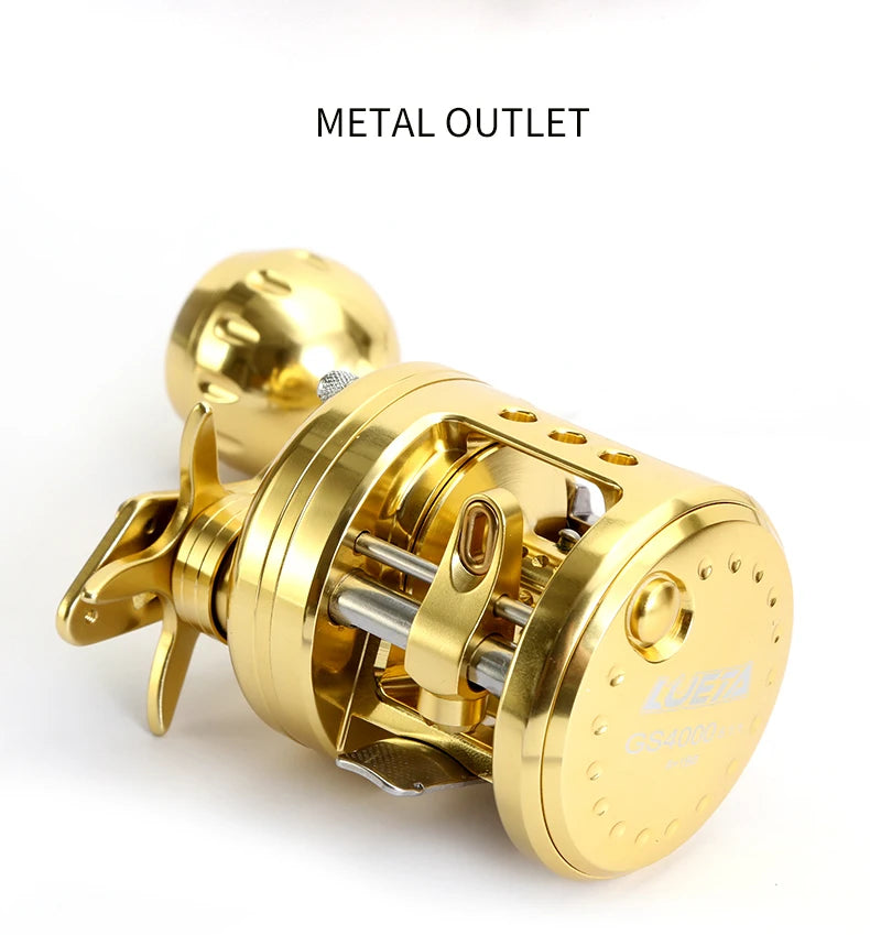 Newbility High Quality Jigging Reel 8+1BB 5.1:1 Fishing Reels Trolling Fishing Reel