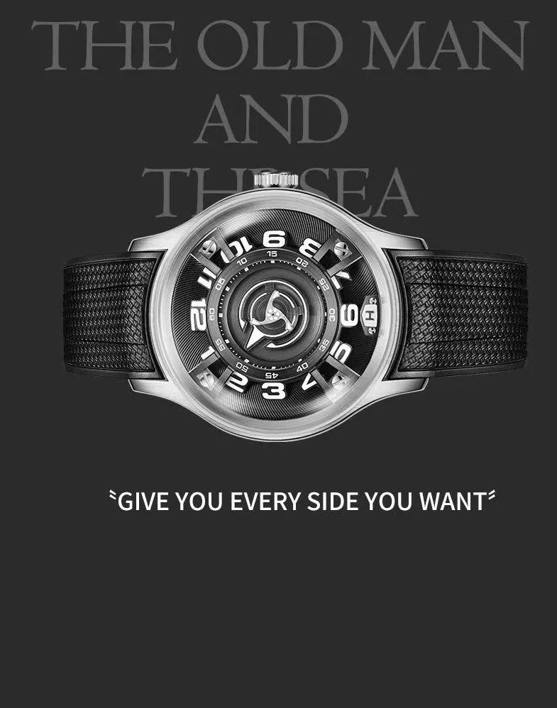 OBLVLO men's mechanical watches, automatic winding mechanical watches, novel and creative men's watches, men's timepieces, uniqu