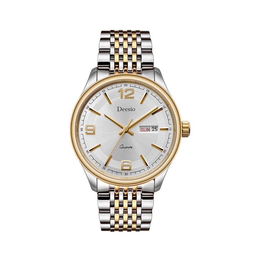 Deesio Women's Watch N92 Fashion Classics Bussiness Quartz Watches Steel Band Waterproof 30m Wristwatch Luxury Accessories Women