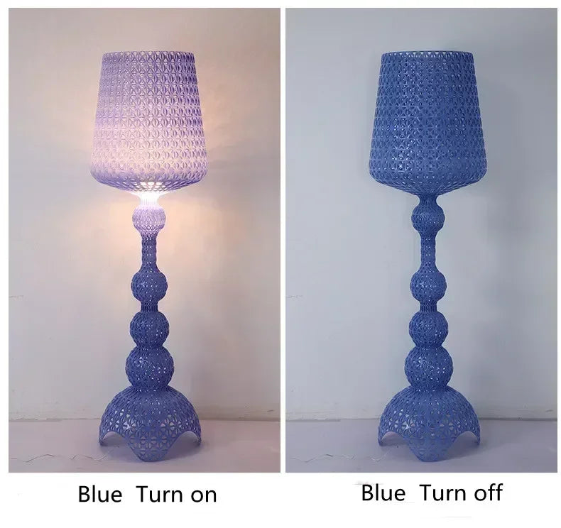 Italian designer's creative hollowed out floor lamp with living room feel, bedroom sofa decoration, atmosphere light