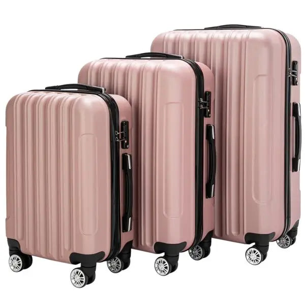 3-in-1 Multifunctional Large Capacity Travel Suitcase with Durable Plastic and Metal Construction for Travel and Storage, Wear-R