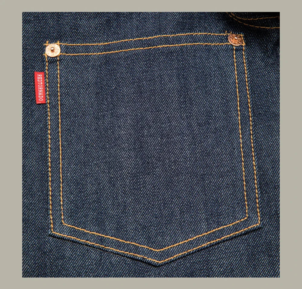 Red Tornado 506XX Jean Jacket American Casual Style Type 1 Selvedge Denim Blouse