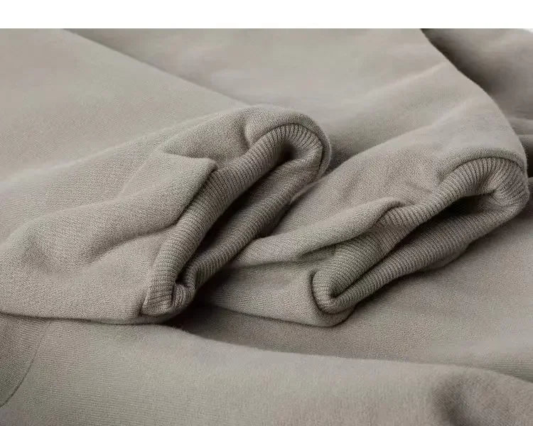 European style wide round tie pocket hoodie neutral Gothic street trend multi color fashion oversized hoodie hoodie streetwear