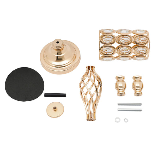 10Pcs Crystal Wedding Flower Vases For Centerpieces, Church Outdoor Wedding Christmas Thanksgiving New Year Decor