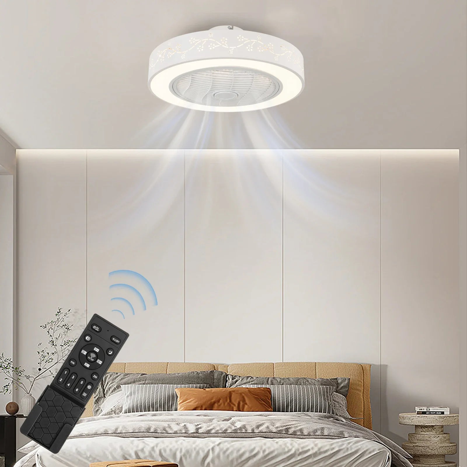Minimalist Creative Acrylic Ceiling Lamp - Energy-Efficient LED Crystal Light for Bedroom & Living Spaces