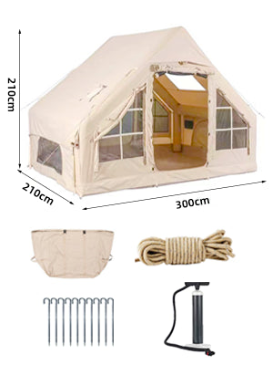 Inflatable Tents for Camping,Large Inflatable Camping Tent with Hand Pump,Inflatable Tent,Easy Setup Tents for Camping Portable